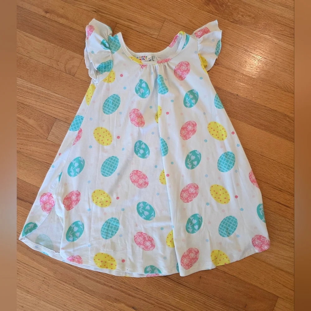 Dot Dot Smile Easter Egg Dress